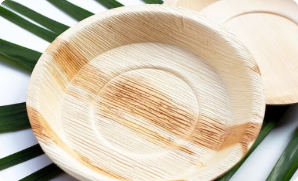 Arecanut palm leaf plates